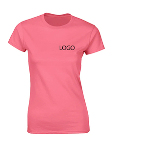 T-shirts en coton coupe ajustée pour femmes, respirant avec impression de logo personnalisé, nouveau style pour l'hiver, vente en gros OEM - Product Image 4