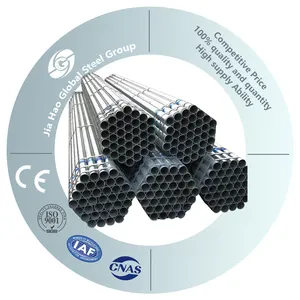 Tubos galvanizados de acero al carbono sin costura de alto estándar SA106 grado B para transporte de gas