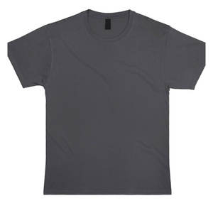 Unisex Heather Gray T-Shirt 100% Combed <b>Ring</b> Spun Cotton Eco-Friendly Cotton/Bamboo Fiber Customizable - Product Image 2