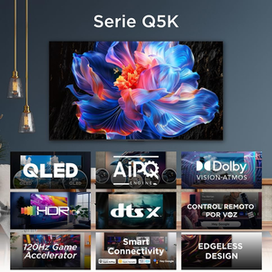 TCL 43 q5k Smart Google TV schermo curvo 8K risoluzione HDR Vidaa Smart TV OLED Display disponibile 55 75 85 100 pollici - Product Image 2