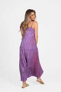 Vestido Maxi Bohemio Chic Tie Dye, Nuevo Modelo 2024, para Mujer, Casual, Estilo Gitano, Transpirable, de Rayón, con Botones, para Otoño, Bodas, Playa - Product Image 4