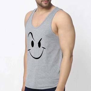 เสื้อกล้ามใส่สบายสำหรับผู้ชายเสื้อกล้ามฟิตเนสไซส์ใหญ่ผ้าฝ้ายระบายอากาศได้ดีแนวสตรีท - Product Image 4