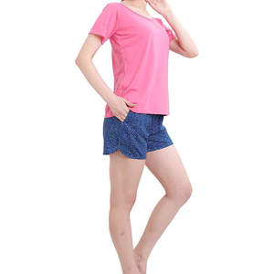Best Selling High Quality Custom Made <b>Womens</b> Twin <b>Set</b> 2 Pieces T <b>Shirt</b> <b>and</b> <b>Short</b> <b>Set</b> for <b>Women</b> Available in Wholesale Price - Product Image 2