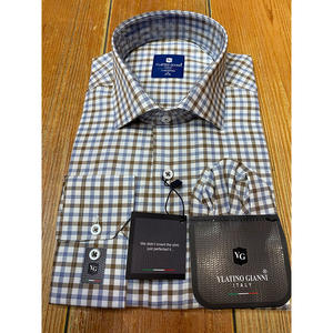 Cómoda Camisa de algodón ajustada transpirable para hombre hecha en Turkiye tela duradera de manga larga - Product Image 6