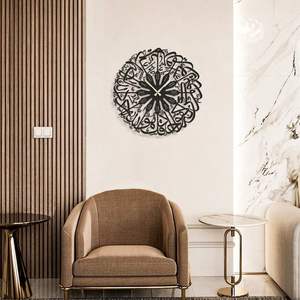 Classic Roman Iron Wall <b>Clock</b> For Traditional Home Decor Creating Timeless Elegance With Metal Structure - Product Image 6