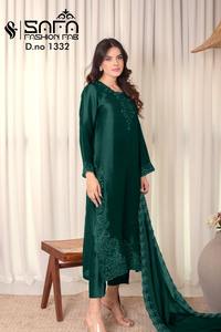 Fournisseur en gros de prêt-à-porter pakistanais coloré Salwar Kameez Modern Parties low quantité minimale de commande offert OEM Support bon marché - Product Image 5