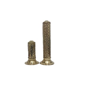 Métal artisanat mini porte-brûleur d'encens en laiton pour une utilisation à la main pour produit Offre Spéciale avec pièce naturelle - Product Image 1