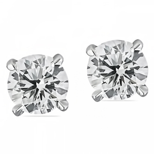 Pendientes de Diamantes de 0.79 Quilates Estilo Vintage, Diseño de Gota en Oro de 14K/18K, Diamantes de Corte Esmeralda en Oro Amarillo y Rosa para Compromiso - Product Image 1