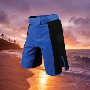 กางเกง MMA แบบสั่งตัดรุ่นใหม่สำหรับผู้ชาย สีพื้น ผ้าโพลีเอสเตอร์ผสมสแปนเด็กซ์ ชุดศิลปะการต่อสู้ ระบายอากาศได้ดี ราคาประหยัด - Product Image 2