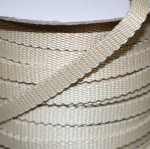 Sangle en fibre Jacquard Vectran haute ténacité blanche de 1 mm pour vêtements, modèle TW VW101 - Product Image 6