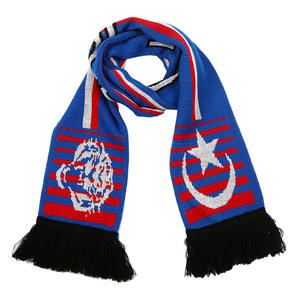 ผ้าพันคอไหมพรมถักทำจากอะคริลิคทำจากด้ายแข็งย้อมสีด้วยมืออุปกรณ์เสริมเพื่อความอบอุ่นในฤดูหนาวเป็นมิตรกับสิ่งแวดล้อม100% - Product Image 3