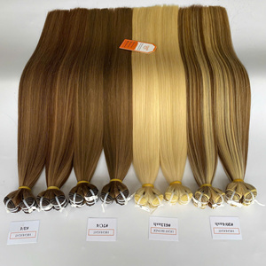 Extensión de cabello de trama de máquina Remy de grado 12A 100%, extremo grueso, doble dibujado, trama de cabello humano vietnamita de alta calidad - Product Image 2