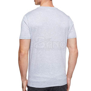 Meilleure vente T-shirt à col rond pour hommes de haute qualité sur mesure haut tricoté en coton/fibre de bambou motif solide couleur unie bon prix - Product Image 2