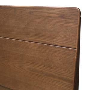 Modern Wood Platform <b>Bed</b> Frame, Minimalist Solid Wood Grain Double <b>Bed</b>, Sturdy Bedroom Furniture for Home Interior andGuest - Product Image 5