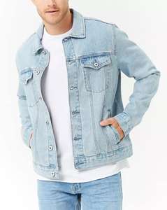 Qualité supérieure hommes denim vestes noir plus récent 2023 hiver col zippé hommes vêtements épaissir chaud décontracté hip hop Denim veste - Product Image 4