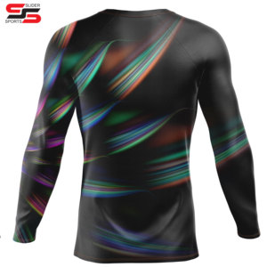 Logo personnalisé Judo Formation Gym Tops 2025 Compression T Shirt Hommes Courir Mma Sublimation Bjj Classé Rash Guard - Product Image 4
