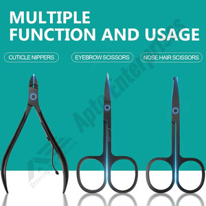 Clippers Pedicure <b>Tools</b> Travel Grooming Including Hair Ear Professional 26-Piece Stainless Steel Nail Care <b>Tools</b> Kit Manicure - Product Image 4