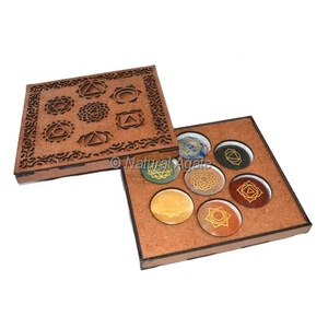 หินกึ่งมีค่าหัตถกรรมรักษาคริสตัลเจ็ดจักระ usai reiki ปิรามิด | ซื้อเจ็ดปิรามิดจักระ usai reiki - Product Image 5