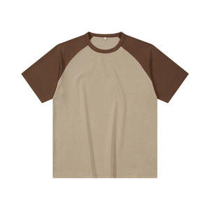 Diseño de logotipo personalizado OEM-Camiseta juvenil con mangas raglán de color japonés para hombre en mangas cortas estilo Denjue de moda. - Product Image 6