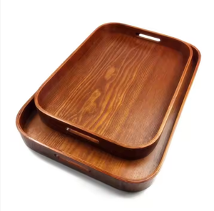 Plateau et assiette en bois-Léger, élégant et durable VIET FARGIMEX VENTE EN GROS - Product Image 5
