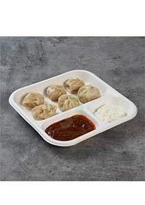 Plateaux de repas biodégradables à 3 compartiments Plaques écologiques sûres pour four à micro-ondes Solution super forte pour la restauration à l'hôtel - Product Image 3