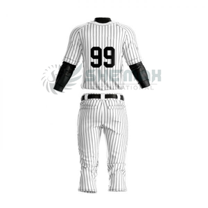 Uniforme completo de béisbol ideal para deportes de equipo ofrece construcción de tela de primera calidad para mayor durabilidad y desgaste duradero a la venta - Product Image 6