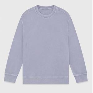 Pas cher prix personnalisé mode hommes polaire 360 GSM décontracté Vintage sweats à col rond avec logo personnalisé conception sweats hommes - Product Image 1