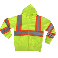 Veste de sécurité haute visibilité pour hommes, vêtements de travail réfléchissants et imperméables avec logo imprimé, gilet de sécurité pour l'hiver
