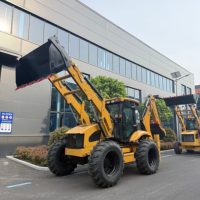 Tractopelle robuste RG-388-4AM 91KW Diesel 4WS, Remise sur commande en gros, Direct usine, OEM pour travaux routiers