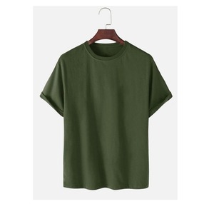 Design imprimé à manches courtes hommes 2025 nouvel été pur coton ample blanc National lourd à manches courtes T-Shirt fournisseur de BD - Product Image 4