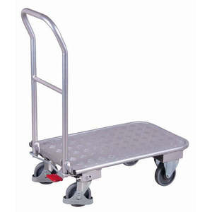 Variofit Four-Wheel Industrial Aluminum <b>Bracket</b> Cart 150 Kg Load Capacity 900 X 60 Loading Area Foldable Design - Product Image 1