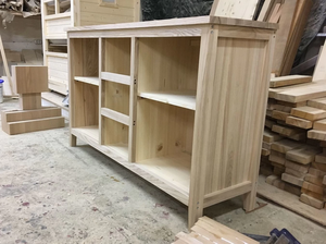 Jodhpuri Woods Naxu Carved <b>Sideboard</b> Featuring Solid Wood Construction Elegant Hand Carved Design Durable Finish - Product Image 5