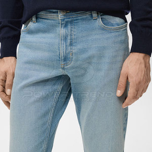 Straight Fit Comfortable Casual Men <b>Jeans</b> Pant High Quality Smooth Texture Fabric Perfect For Office <b>Work</b> And Casual Outings - Product Image 5