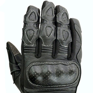 Guantes de Cuero Transpirables e Impermeables Personalizados para Carreras, con Cierre de Gancho y Bucle, para Motociclismo Unisex, con Logotipo de Marca Privada - Product Image 4