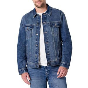 Veste en jean décontractée pour homme, vêtement de travail, veste d'hiver, streetwear, veste épaisse, manteau, vente en gros et personnalisation - Product Image 5