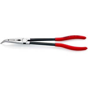 สำหรับคีมยึดแบบขัดเงา KNIPEX ขนาด 280 มม. พร้อมเคลือบพลาสติกและปลายโค้งงอ 45 องศา - Product Image 1