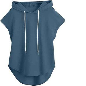 Factory Wholesale Custom <b>Mens</b> Sports Running Slim Fit <b>Sleeveless</b> <b>Hoodies</b> Plus Size <b>Men's</b> <b>Hoodies</b> Sweatshirts - Product Image 5