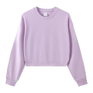 Nueva Llegada, Sudadera Personalizada con Cuello Redondo para Hombre, Informal, de Manga Larga, Forro Polar Grueso, Corte Holgado, Invierno, 100% Algodón - Product Image 1