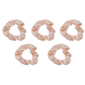 Soft Custom Logo Elasticated 100% Silk Hair Ties Hair Accessories for Women OEM <b>Scrunchy</b> Hair Tie Made in Vietnam - Product Image 1