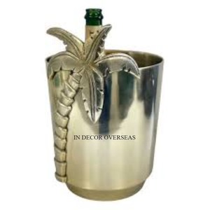 Excellente qualité acier inoxydable argent brillant poli seau à glace et pince maison hôtel Barware verres accessoires de l'Inde - Product Image 4