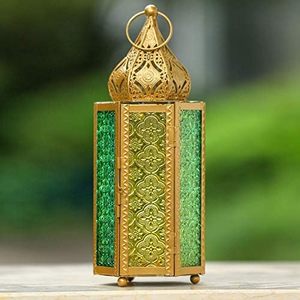 Home Decoration <b>Lantern</b> Jar Antique Candlestick Holders Taper <b>Brass</b> Metal Candle Holder Gold Wholesale Manufacturer Supplier - Product Image 3