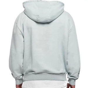 Sudadera con Capucha Ninja de Alta Calidad para Hombre, Diseño 2025, Forro Polar de Algodón Sólido, Transpirable, con Cierre, 430gsm, Personalizable - Product Image 6