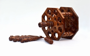 Handmade Rosewood <b>Crochet</b> <b>Hook</b> <b>Set</b> with Wooden Holder (4mm-10mm) Wooden <b>crochet</b> <b>hook</b> holder for gifting - Product Image 6