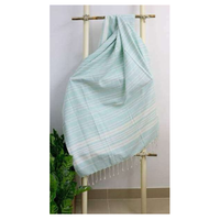 100% coton jette des tissages personnalisés gaufré Jacquard hareng os thermique sans accroc Leno tisse couleurs tailles poids en vrac