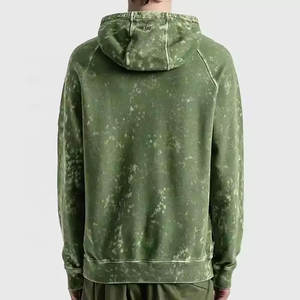 Sudaderas con Capucha para Hombre, Estilo Acid Wash, 100% Algodón, Color Sólido, Ecológicas, Antiarrugas, Ligeras, Talla Grande, Ropa de Moda para Invierno - Product Image 4