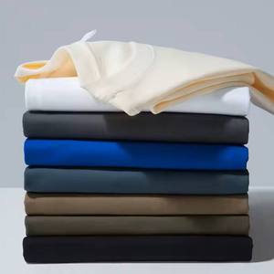 Camiseta Lisa para Hombre, Impresión DTF Personalizada, Algodón Peinado Puro, Estilo Vintage Holgado, Todos los Colores, Calidad Premium - Product Image 3