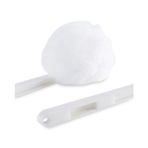 Balai à toilettes blanc de 12 pouces avec tête en éponge Boardwalk - Product Image 2