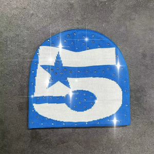 Gorro de Invierno Premium para Hombre, con Logotipo y Diseño Personalizados, Gorros con Pedrería Premium, Gorros Transpirables con Estampado Personalizado para Unisex - Product Image 6