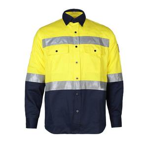 Ropa de trabajo de alta visibilidad personalizada, ropa de soldador reflectante ignífuga e impermeable, hecha de poliéster duradero - Product Image 4