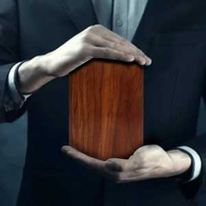 Wooden Luxury Cremation Urn <b>Box</b> Medium Size 7.5 x 5.25 x 3.5 <b>for</b> Human Ashes & <b>Pet</b> <b>Memorials</b> Elegant & Decorative Keepsakes - Product Image 1